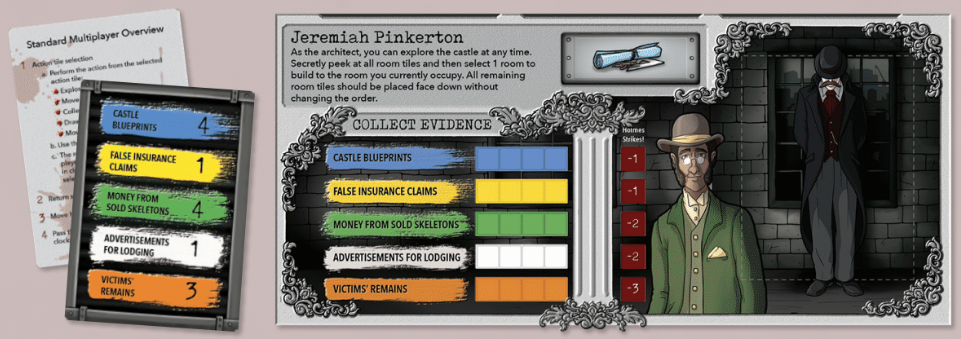 H. H. Holmes Player Board