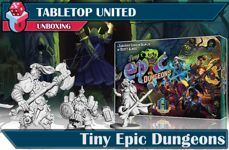 Tiny Epic Dungeons Unboxing Cover